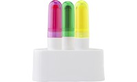 Set de marcadores fluorescentes de cera