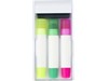 Set de marcadores fluorescentes de cera
