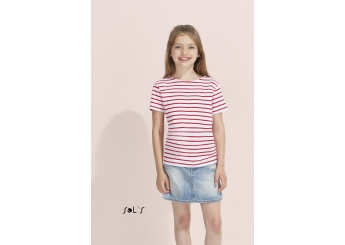 T-SHIRT S RISCAS DE GOLA REDONDA PARA CRIANA MILES KIDS