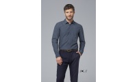 CAMISA DE MANGA COMPRIDA EM POPELINA MATIZADA PARA HOMEM BARNET