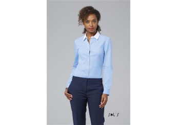 CAMISA TIPO CAMBRAIA DE MANGA COMPRIDA PARA SENHORA BELMONT