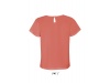 CAMISA CREPE DE MANGA CURTA PARA SENHORA BRIDGET