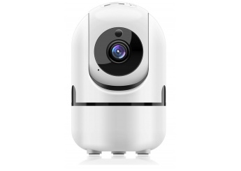 CMERA DE SEGURANA WiFi 360 FULL HD 1080P INTERIOR ROTATIVO