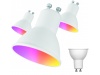 PACK 3 LMPADAS GU10 LED WIFI RGB + CCT (compatvel com Google Home e Amazon Alexa)