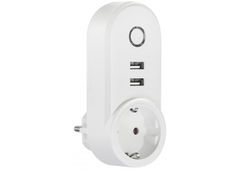 TOMADA WIFI INTELIGENTE E COM MONITOR DE ENERGIA (compatvel com Google Home e Amazon Alexa)