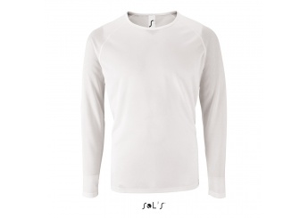 Camisola de desporto de manga comprida homem