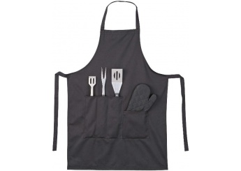 Avental para churrasco com utenslios