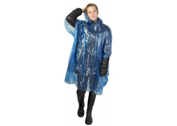 Poncho descartvel com bolsa Ziva