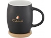 Caneca de cermica com base ou tampa de madeira Hearth