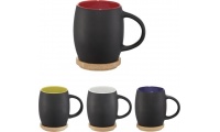 Caneca de cermica com base ou tampa de madeira Hearth