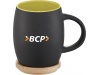 Caneca de cermica com base ou tampa de madeira Hearth