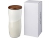 Copo 370ml em cermica de parede dupla Reno