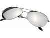 culos de sol com lentes espelhadas coloridas Aviator