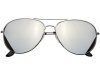 culos de sol com lentes espelhadas coloridas Aviator