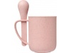Caneca 420ml em palha de trigo com colher Rye