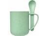 Caneca 420ml em palha de trigo com colher Rye