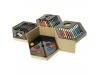 Conjunto de lpis de cor de 52 peas