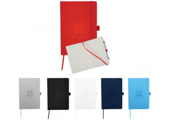 Bloco de notas com capa flexvel Office