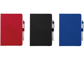 Bloco de notas A5 + caneta esferogrfica stylus Crown