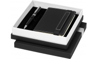 Conjunto de oferta com caneta esferogrfica + caderno A6 Legatto