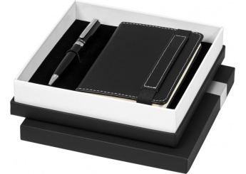 Conjunto de oferta com caneta esferogrfica + caderno A6 Legatto
