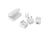 Adaptador de viagem com 2 entradas usb e caixa