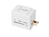 Adaptador de viagem com 2 entradas usb e bolsa