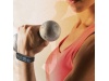 Pulseira inteligente com visor retangular