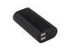 Powerbank em plstico 5.000 mAh com luz e ventosas