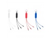 Cabo de carregamento 3 em 1 com suporte para telemvel HOLDIT