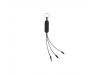 Cabo de carregamento 3 em 1 com suporte para telemvel HOLDIT