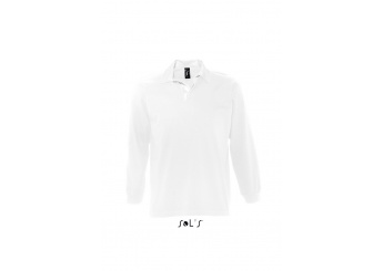 Polo Unisex Manga Larga BRANCO PACK