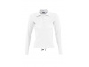 Polo Senhora Manga Larga Branco PODIUM