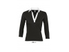 PLO RUGBY BICOLOR COM MANGA A 3/4 PARA SENHORA CORES PANACH
