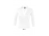 PLO RUGBY BICOLOR COM MANGA A 3/4 PARA SENHORA BRANCO PANACH