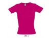 T-SHIRT COM GOLA EM V CORES PARA SENHORA LADY V