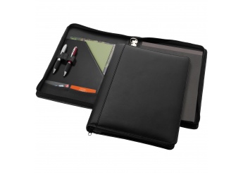 Capa de couro deluxe A4 com fecho Harvard