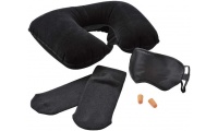 Conjunto de viagem Toronto: Mascara de Dormir + Tampes + Almofada + Meias