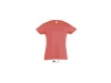 T-SHIRT DE GOLA REDONDA PARA MENINA CORES CHERRY