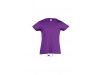 T-SHIRT DE GOLA REDONDA PARA MENINA CORES CHERRY