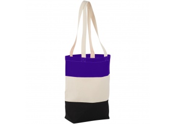 Saco de algodo Colour Block