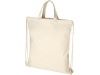 Mochila com cordes em algodo reciclado 210 g/m Pheebs