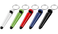 Porta-Chaves + Stylus + limpadora de ecr + suporte para smartphone Quatro