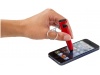 Porta-Chaves + Stylus + limpadora de ecr + suporte para smartphone Quatro