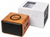 Coluna com base de carregamento sem fios Wooden