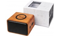 Coluna com base de carregamento sem fios Wooden