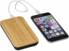 Powerbank de 6000 mAh sem fios em bambu/tecido Future