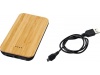Powerbank de 6000 mAh sem fios em bambu/tecido Future