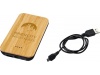 Powerbank de 6000 mAh sem fios em bambu/tecido Future