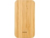 Powerbank de 6000 mAh sem fios em bambu/tecido Future
